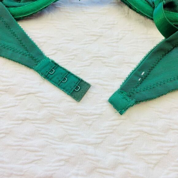 BUY 1 GET 1 FREE Lace emerald green bra 34B inner secrets - Picture 5 of 13